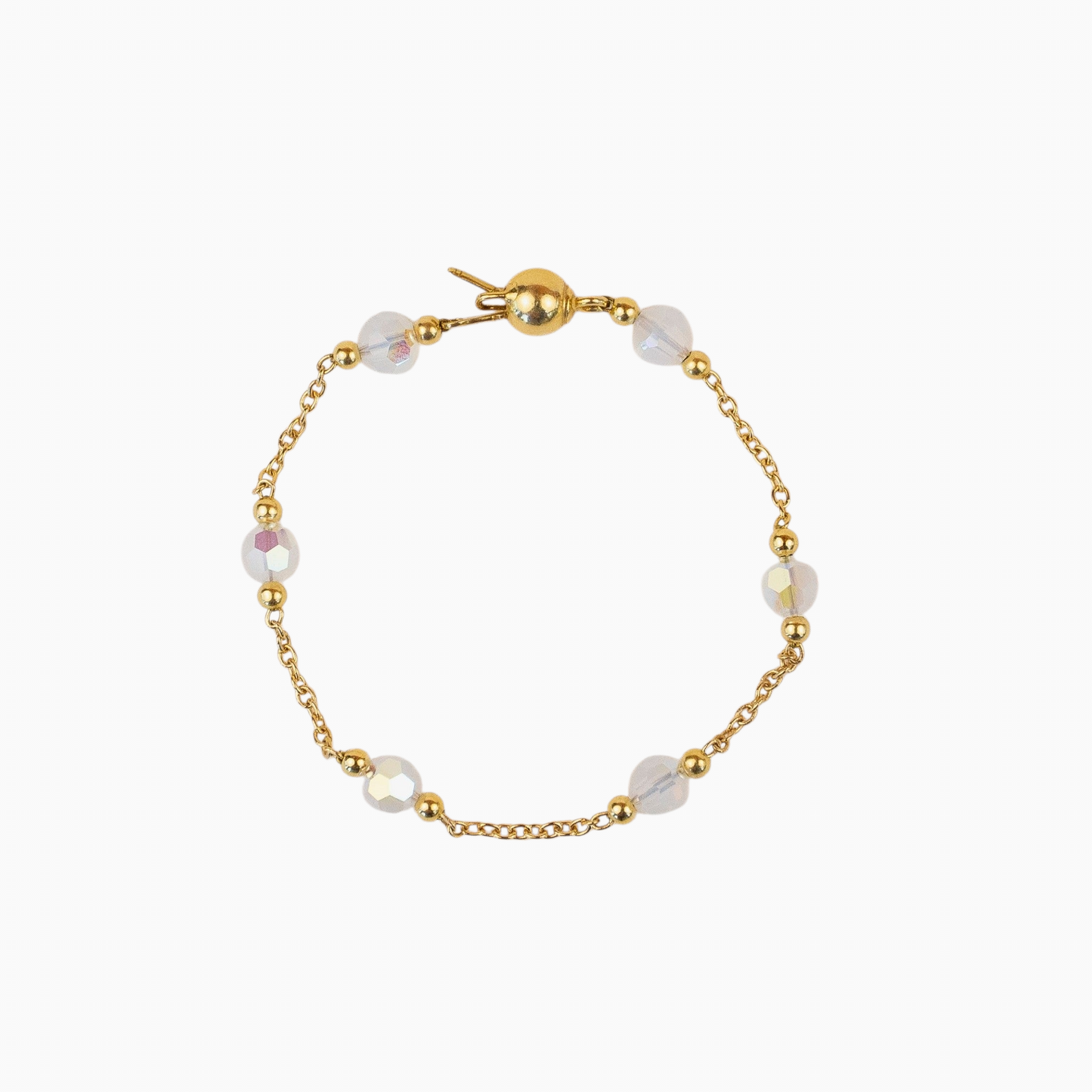 Colliers et bracelet Opal Shimmer Or
