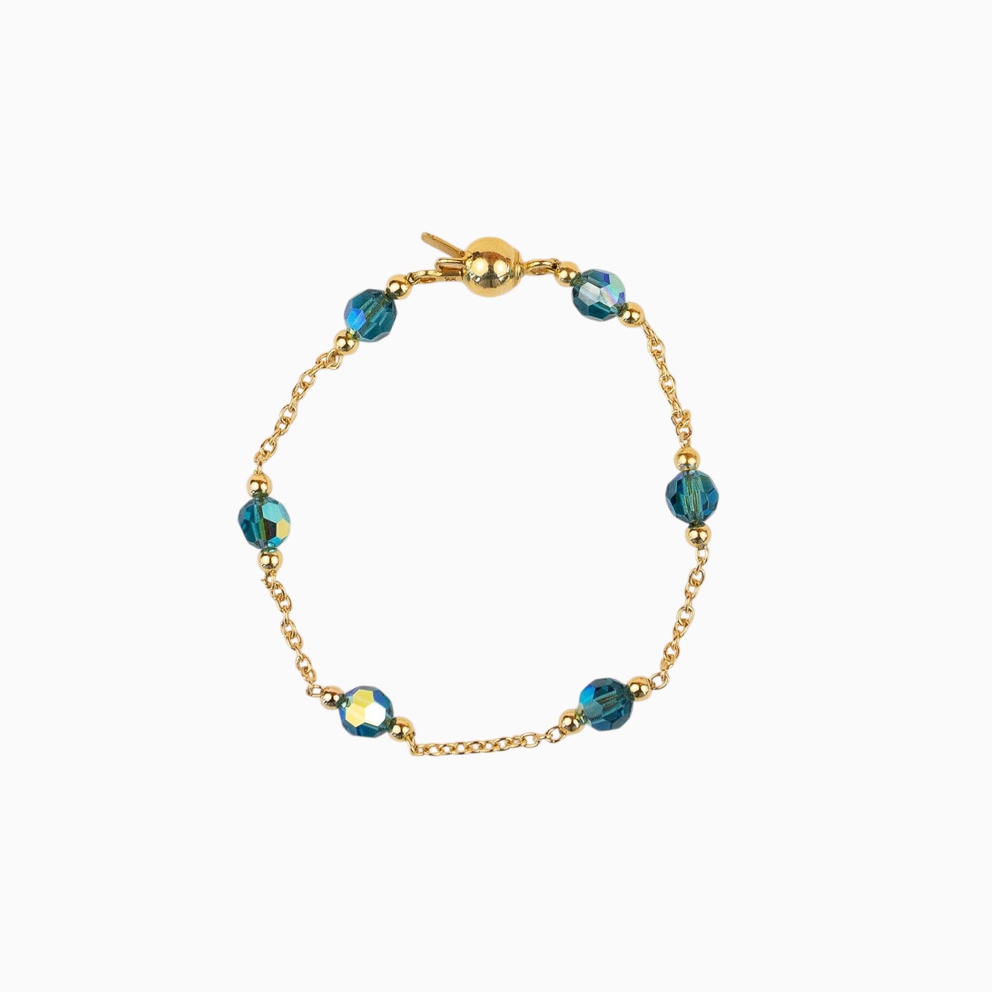 Colliers et bracelet Indigo Shimmer Or