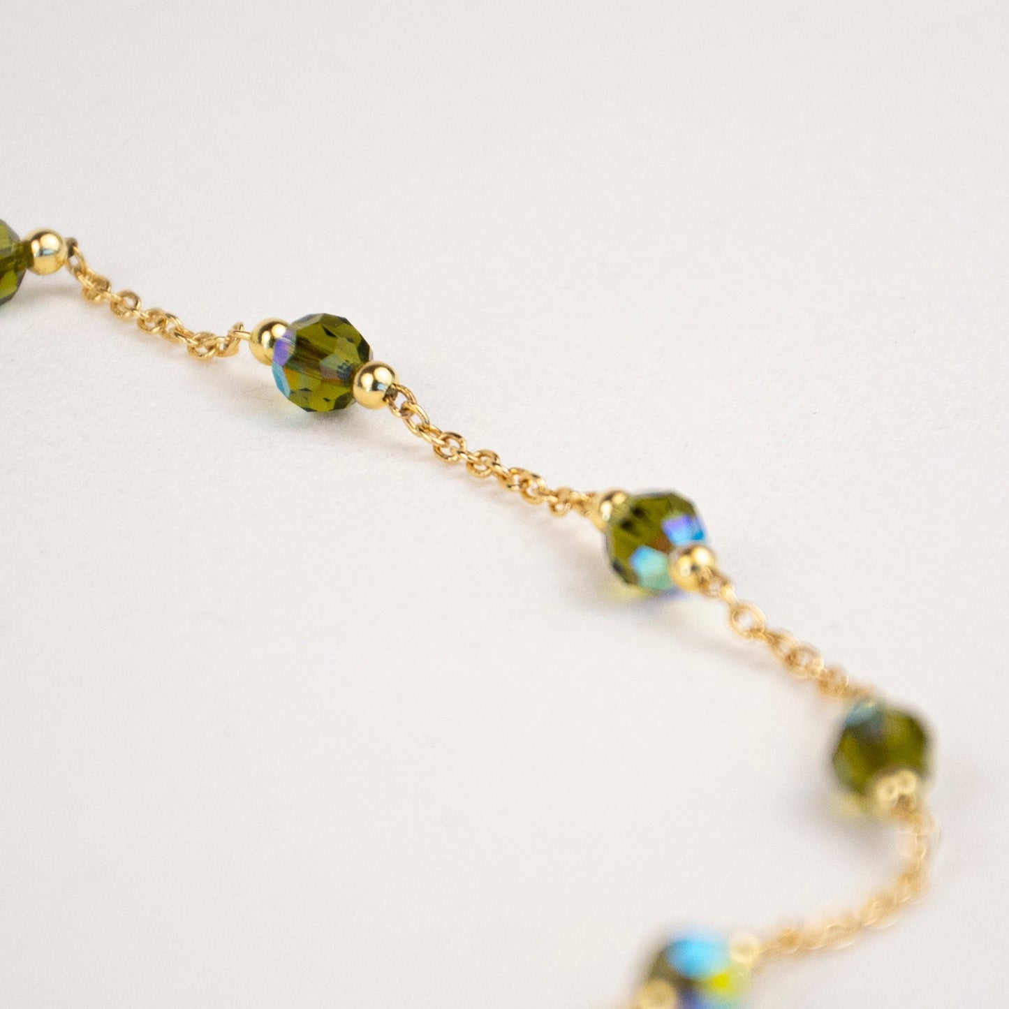Colliers et bracelet Khaki Shimmer Or