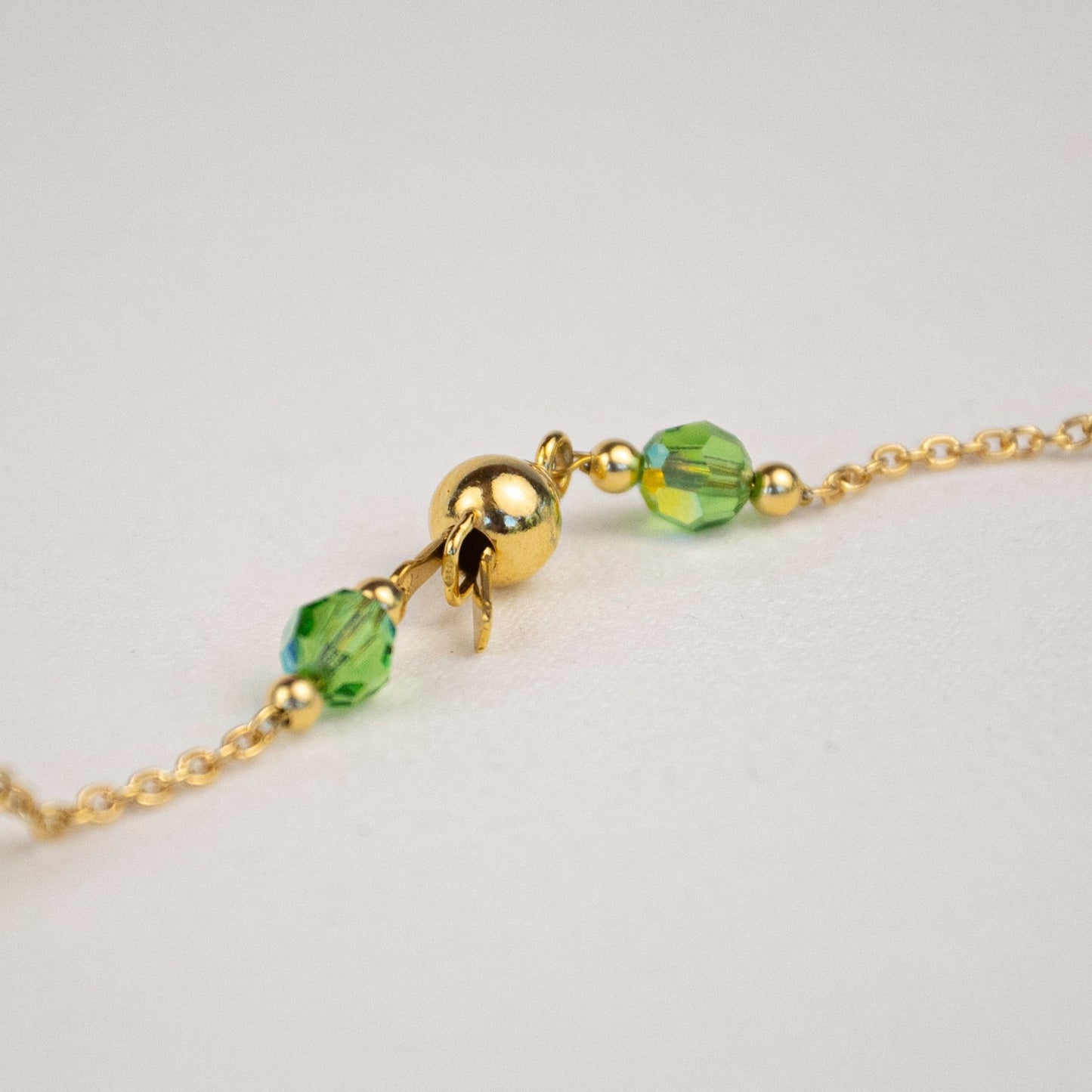 Colliers et bracelet Happy Green Or