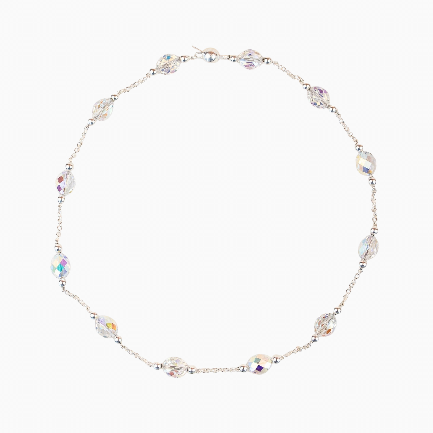 Colliers et bracelet Lafève Cristal Shimmer Silver